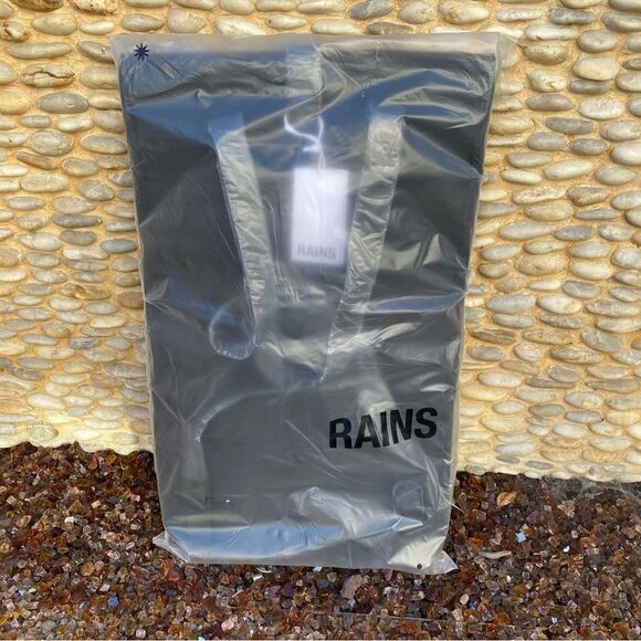 Rains Black Waterproof Backpack. New! NWT Unisex - Picture 3 of 5